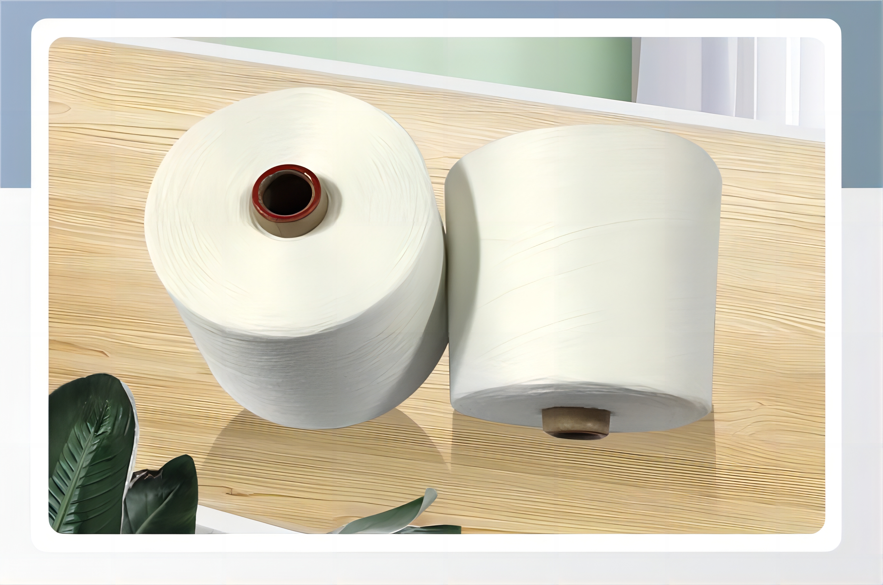 16S/1 sợi polyester 100% dùng làm khăn tắm
