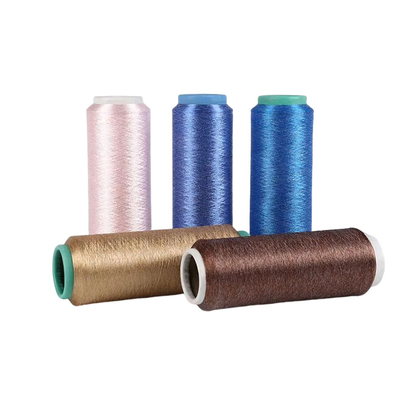Sợi poly/cotton 2 lớp ne 46 dùng để dệt/đan, nhuộm